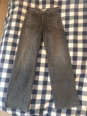 MOTHER Maven Heel Jeans in Faded Black